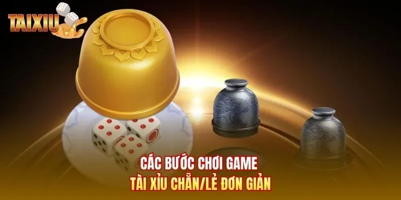 Các bước chơi game tài xỉu chẵn/lẻ đơn giản